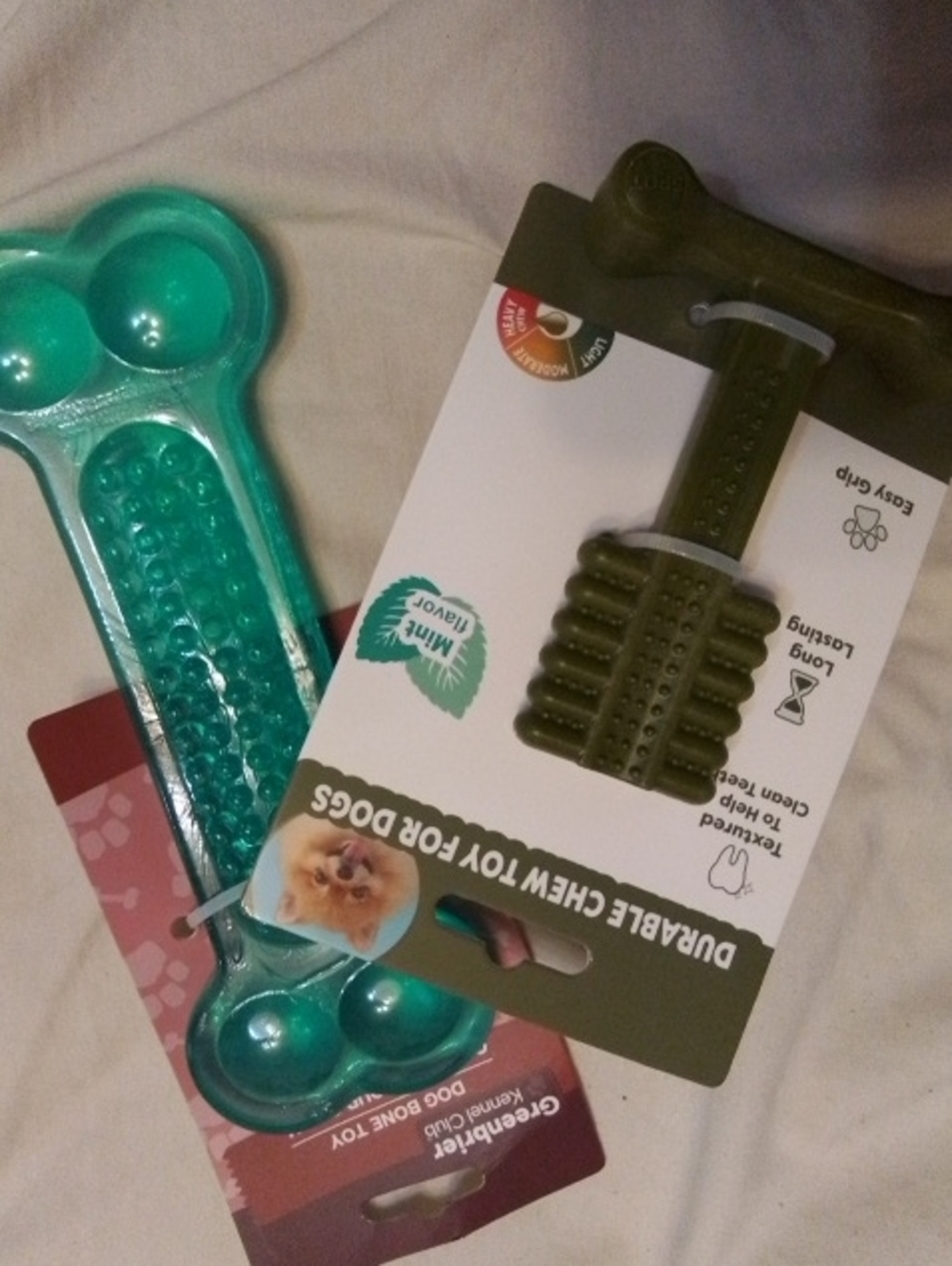 Durable Chew Toy for Dogs - Teal & Olive